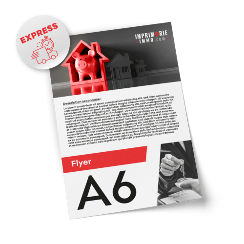 EXPRESS-Flyers A6 recto 135G chez vous en 48h !