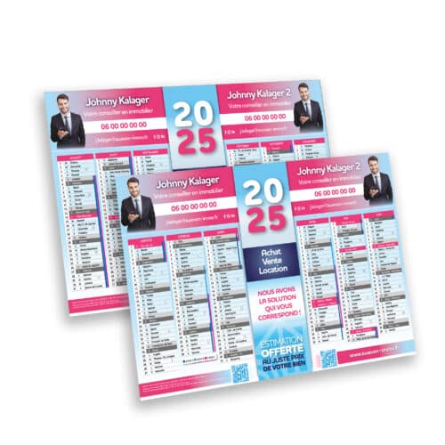 Calendrier A5, 350 grammes 2025 - Shop Sweven