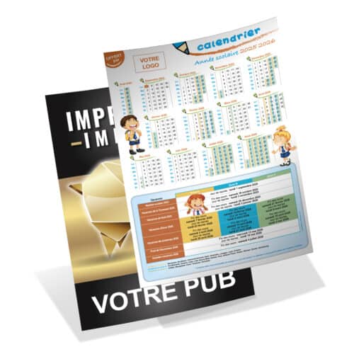 Calendrier scolaire A5