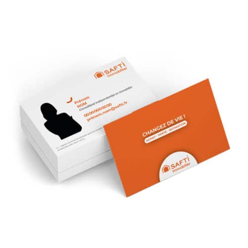 Carte de visite soft touch recto-verso - Safti