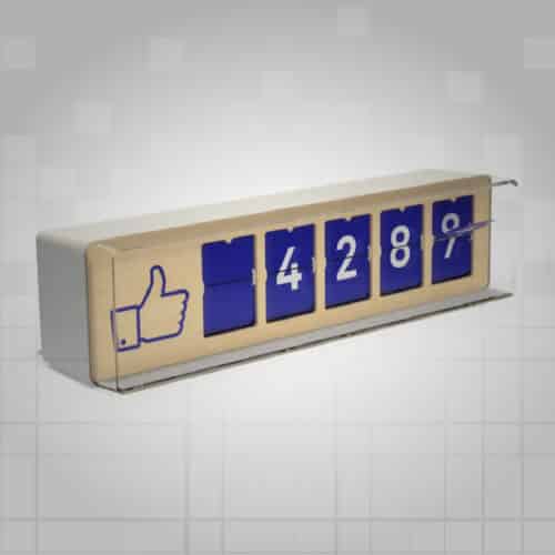 Compteur Facebook en Temps Réel 5 chiffres