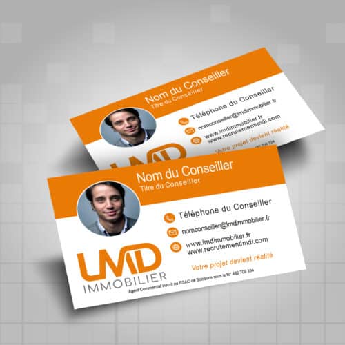 Carte de visite recto automatisée Demo