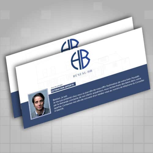 Flyers 9,90 x 21 cm recto Réseau HB, version au masculin