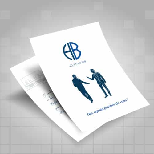 Flyers A5 Réseau HB : Je recherche pour mes clients...