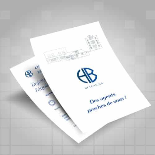 Flyers A5 Réseau HB : Rejoignez l’équipe gagnante !