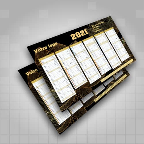 Calendrier A5 (FLEUROR) à personnaliser