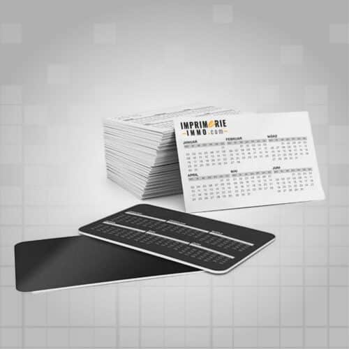 Mini calendrier soft touch