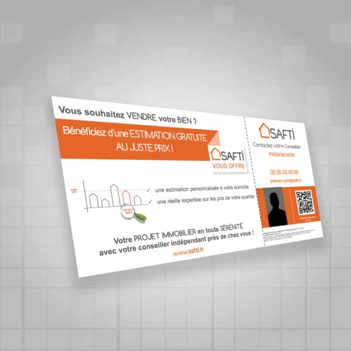 Flyer 9,90 x 21 cm recto SAFTI