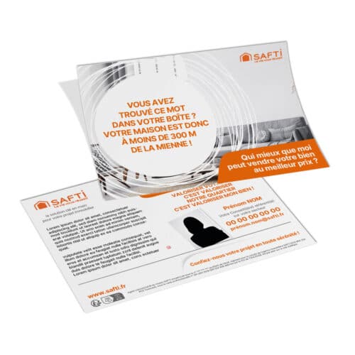 Flyers A4 recto verso - Safti