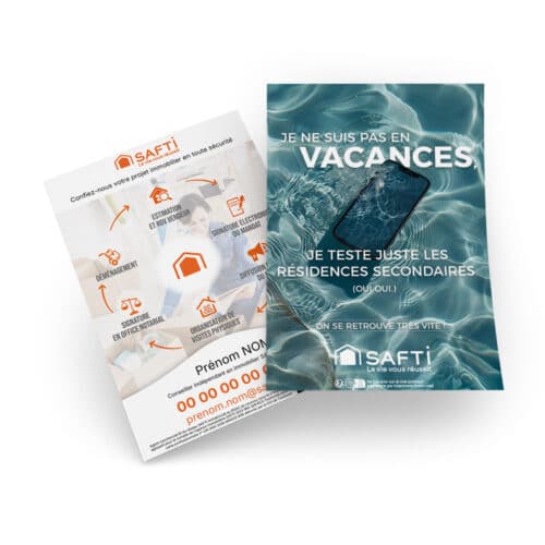 Flyers A4 recto verso - Safti