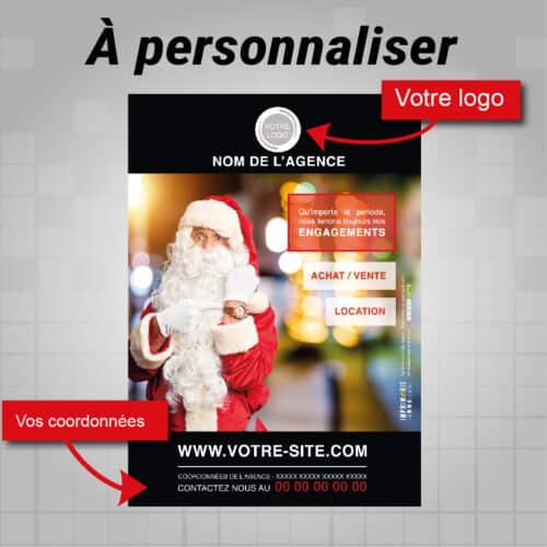 Panneau akilux opération Noël