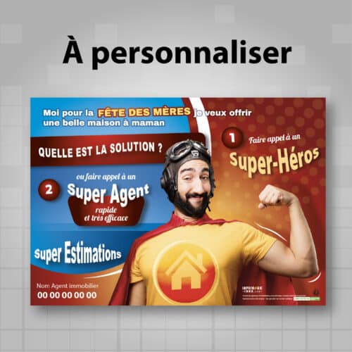 Flyers Fête des mères A5 recto à personnaliser