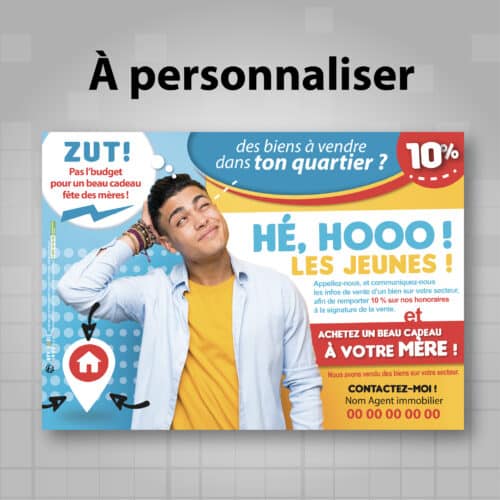 Flyers Fête des mères A5 recto à personnaliser