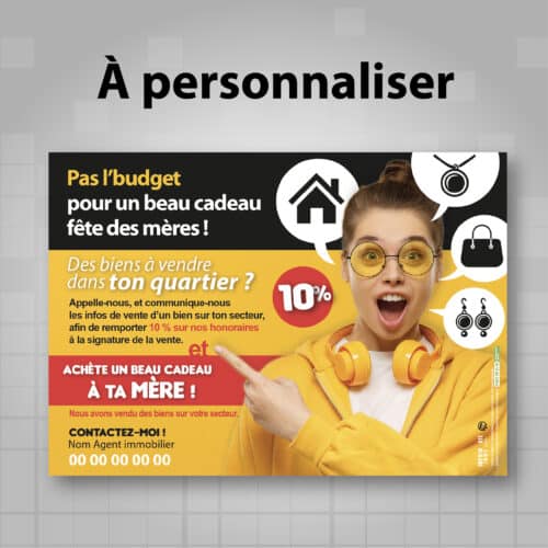 Flyers Fête des mères A5 recto à personnaliser