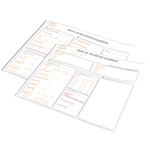 Fiche Acquéreur LEDIL immobilier
