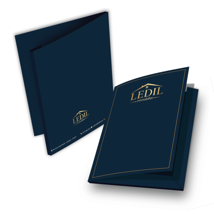 Chemise à rabats LEDIL immobilier LANGON
