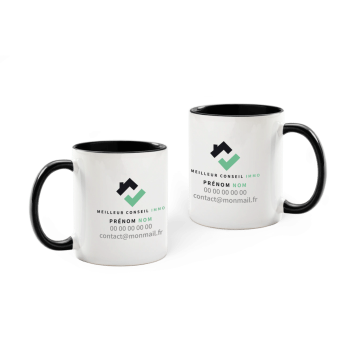 Mug en céramique de 325 ml - MEILLEUR CONSEIL IMMO