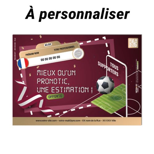 Flyers Coupe du monde A5 recto à personnaliser