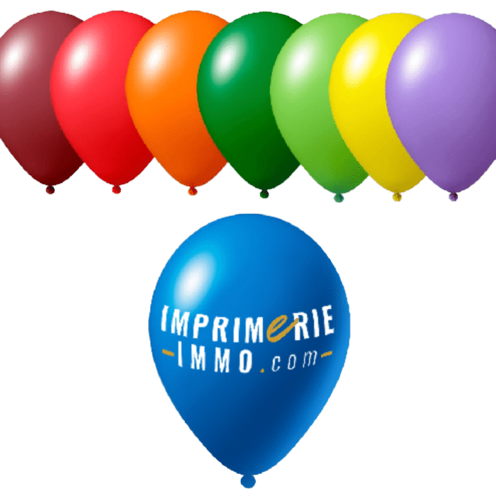 Ballon couleur Ballon impression 2 faces 2 couleurs