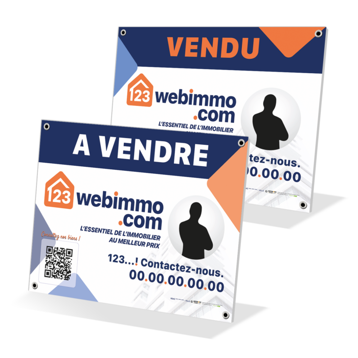 123 web immo + QR Panneau recto verso 60 x 80cm (1)