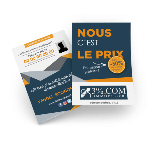 Flyers A5 recto verso - 3%.COM
