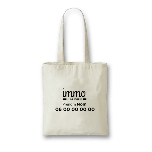 Tote Bag avec personnalisation - Immoliaison