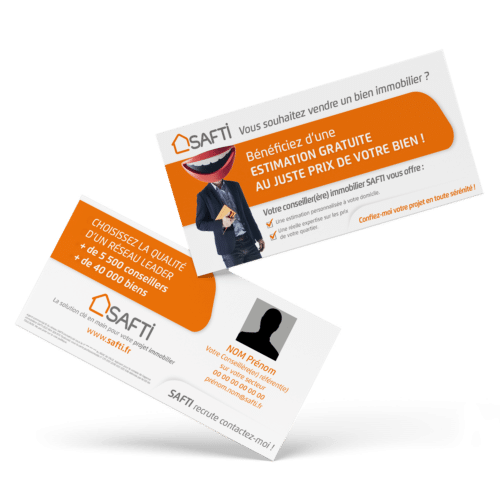 Flyers 9,90 x 21 cm recto verso - Safti