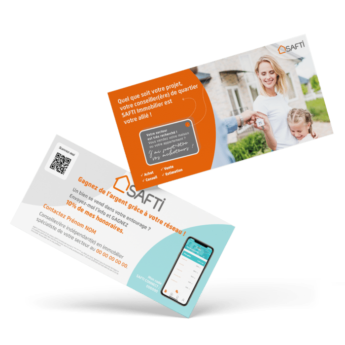 Flyers 9,90 x 21 cm recto verso - Safti