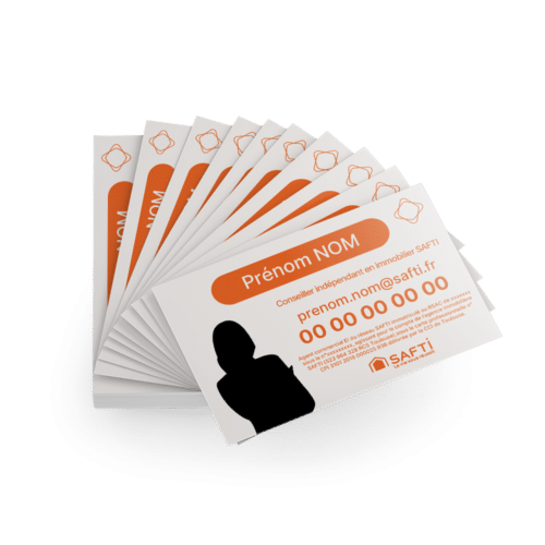 Carte de visite recto standard 1 face - Safti