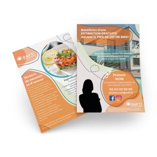 Flyers A4 recto verso - Safti