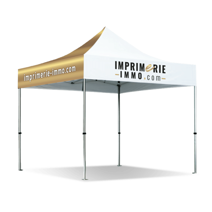 Tente personnalisée 3 x 3m avec création