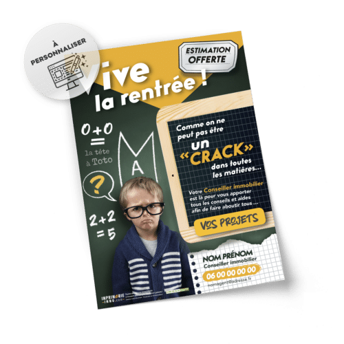 Flyers Rentrée Scolaire A5 à personnaliser