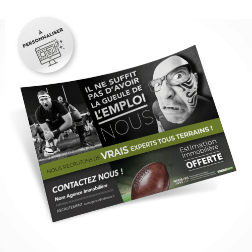 Flyers Rugby A5 à personnaliser