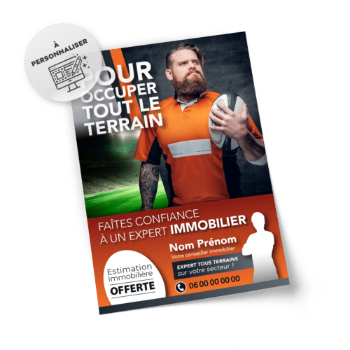 Flyers Rugby A5 à personnaliser