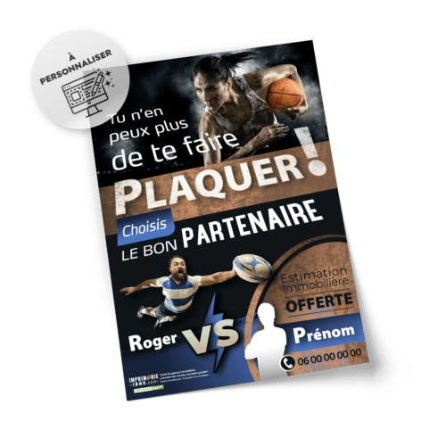 Flyers Rugby A5 à personnaliser