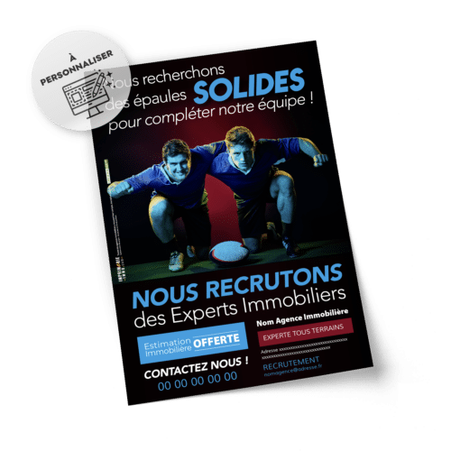 Flyers Rugby A5 à personnaliser