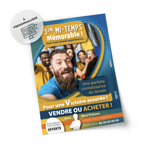 Flyers Rugby A5 à personnaliser