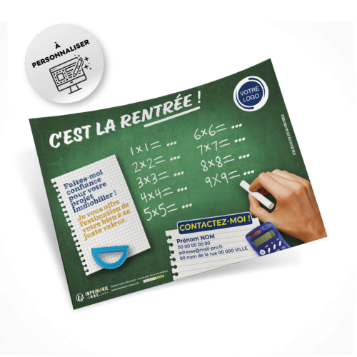 Flyers Rentrée Scolaire A5 à personnaliser