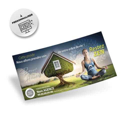 Carte de voeux à personnaliser