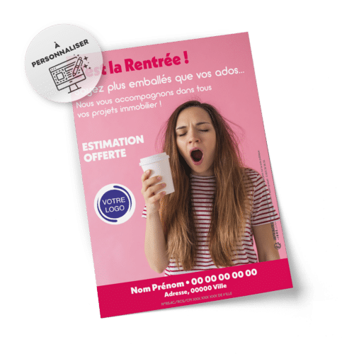 Flyers Rentrée Scolaire A5 à personnaliser