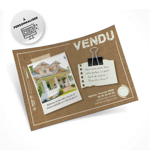 Flyers Vendu sur votre secteur A5 à personnaliser