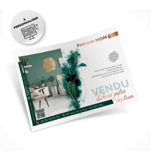 Flyers Vendu sur votre secteur A5 à personnaliser