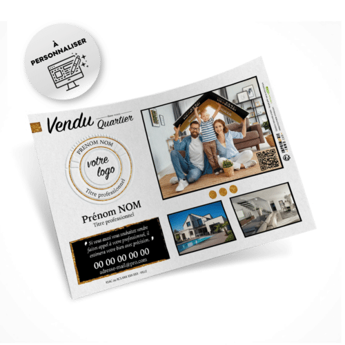 Flyers Vendu sur votre secteur A5 à personnaliser