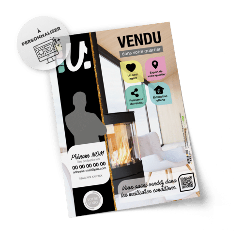 Flyers Vendu sur votre secteur A5 à personnaliser