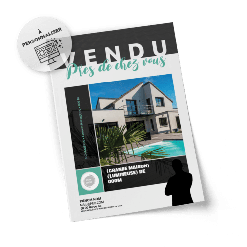 Flyers Vendu sur votre secteur A5 à personnaliser