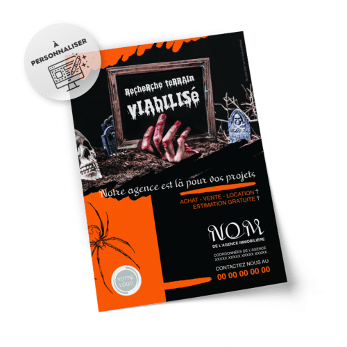 Flyers Halloween A5 à personnaliser