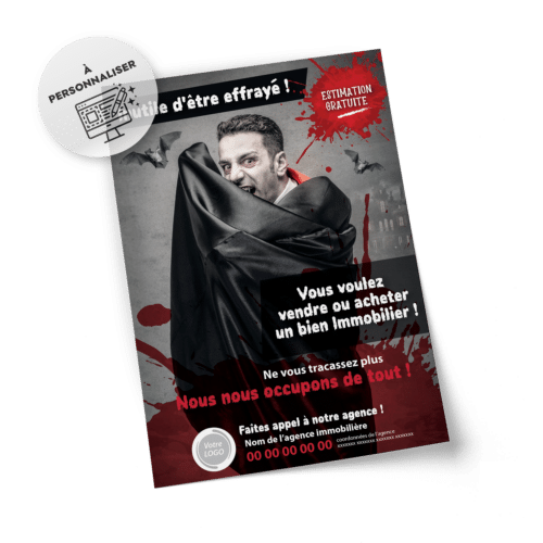 Flyers Halloween A5 à personnaliser