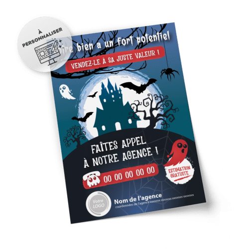 Flyers Halloween A5 à personnaliser
