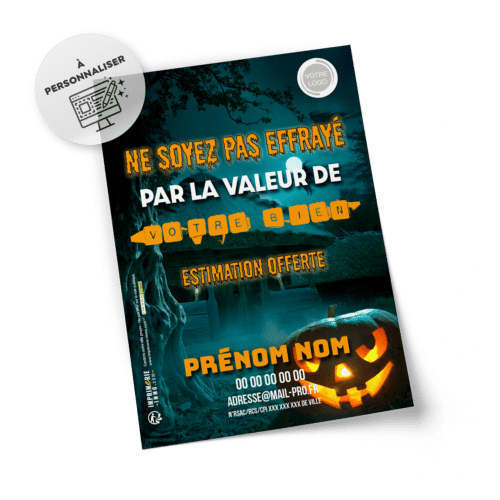 Flyers Halloween A5 à personnaliser