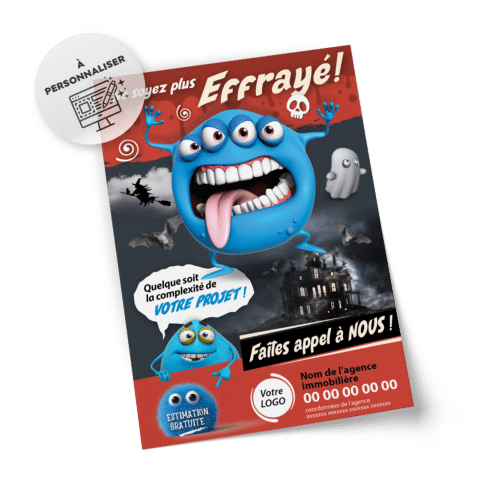 Flyers Halloween A5 à personnaliser